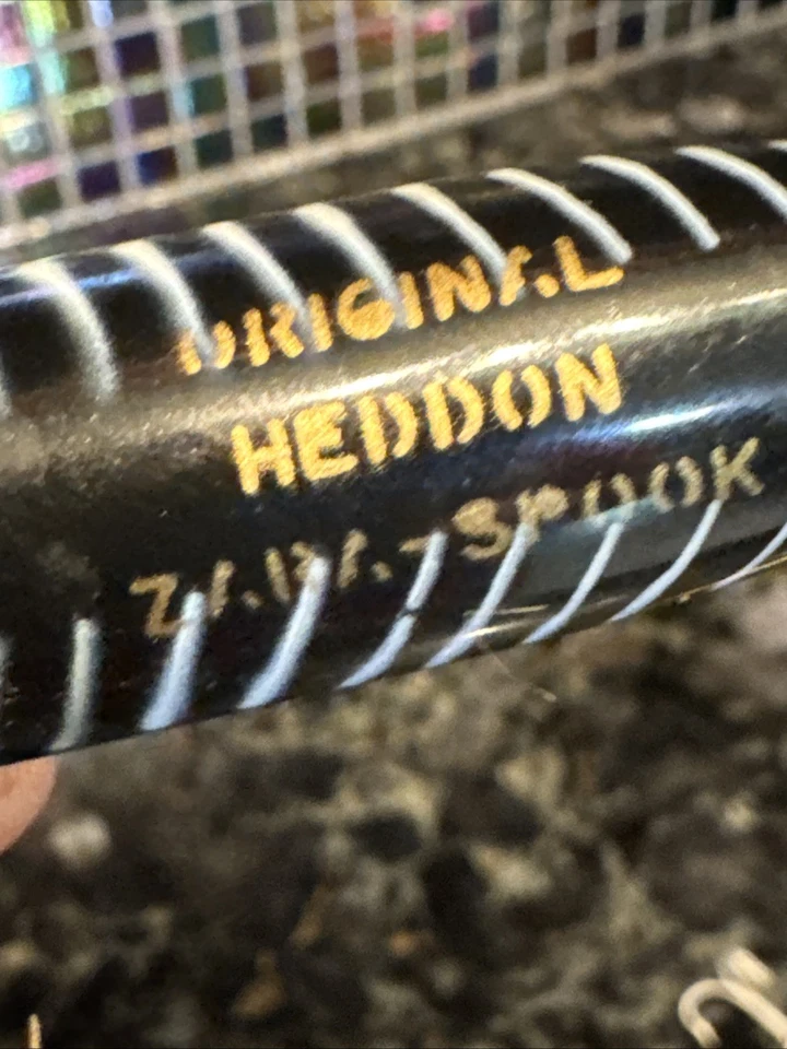 LOTE de 5 Señuelos de Peces Heddon Spook Negro Chartreuse Wiggler Rana Trolling Casting Foto 2 de 4