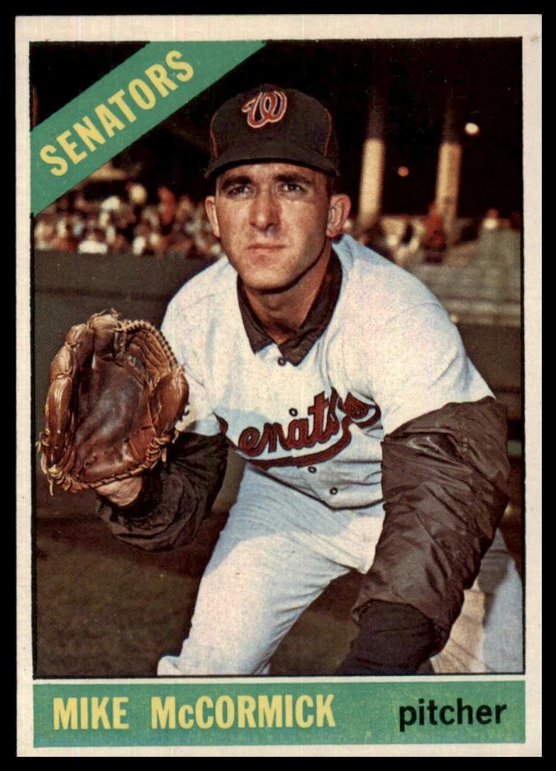 1966 Topps Set Break Mike McCormick #118 Ex-ExMint Combine Shipping