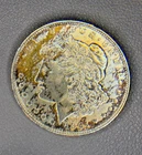 1921- Morgan Dollar Toned 90% Silver US Coin