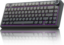 AULA F75 Pro Wireless Mechanical,75 Hot Swappable Custom Keyboard w/ Knob