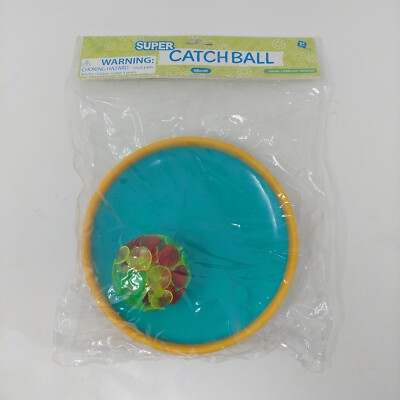Super Catch Ball 3 Piece Paddle Backyard Game Toss Throw Outdoor Sports Summer