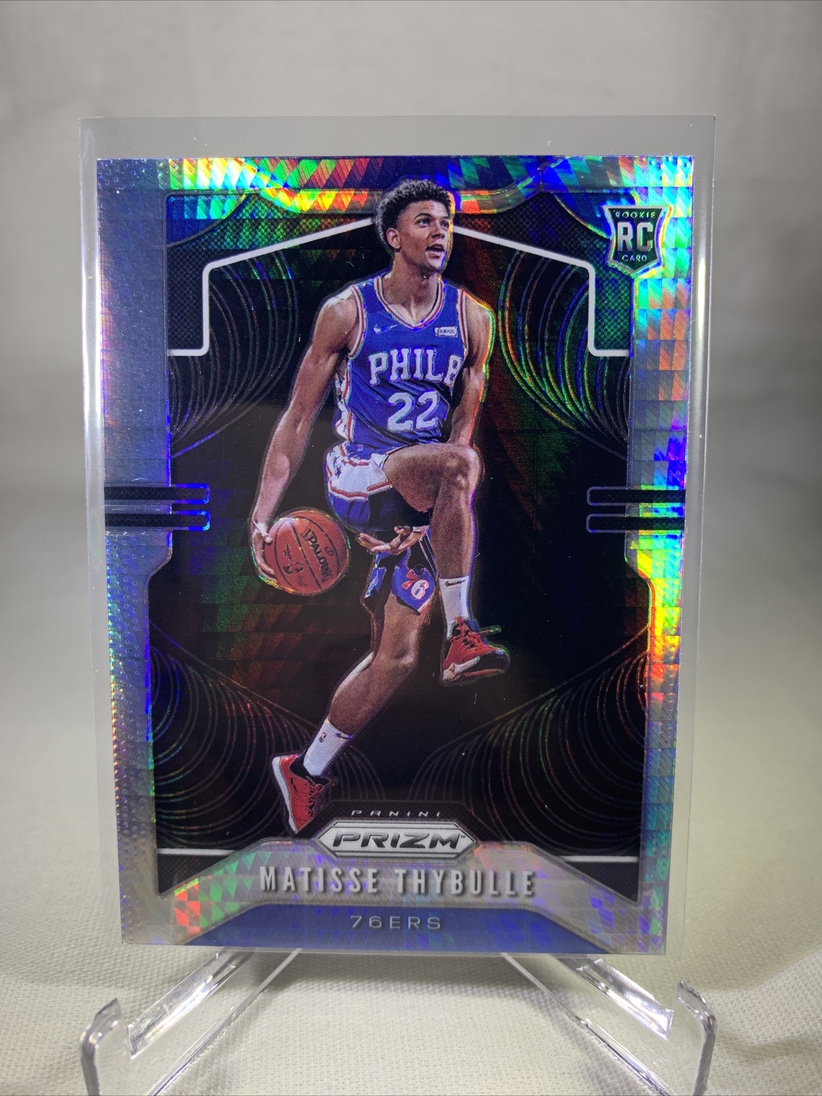 2019-20 Panini Prizm Rookie Hyper Prizm Matisse Thybulle #290 Rookie RC