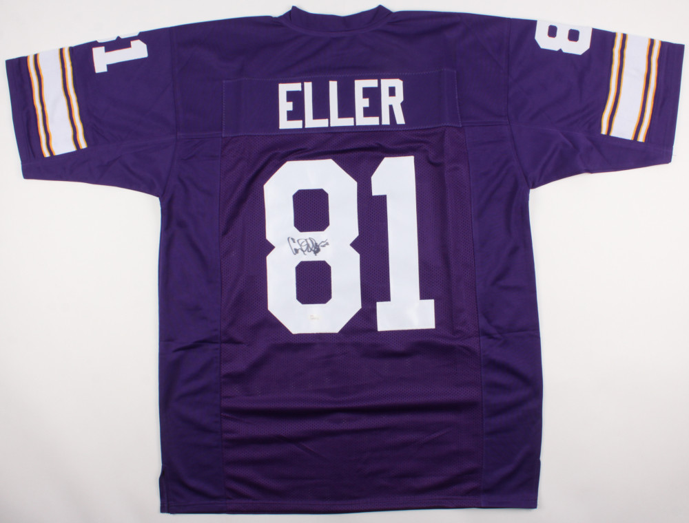 Carl Eller Autographed Signed Minnesota Vikings Jersey (JSA) 1969 NFL Champ / HOF 2004 / D.E 