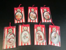 Christmas Initial Photo Frame Ornament, K, N, O, R, S, T, or W, NWT