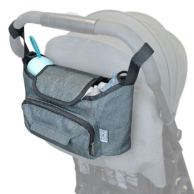 MONSIEUR BÉBÉ ® SAC À LANGER, DE RANGEMENT POUR POUSSETTE GRIS
