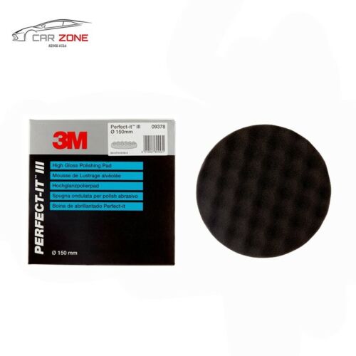 1x 3M 09378 Extra-soft finishing polishing pad (150 mm/6") + wax application - Photo 1/2