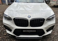 BMW X3 X4 M G01 G02 F97 F98 Gloss Black Headlight Eyebrow Eyelid Trim 2018-2021