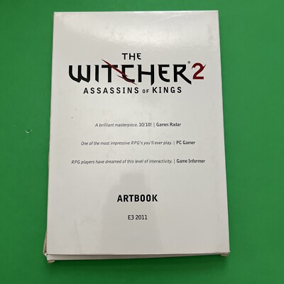 The Witcher 2 Artbook E3 2001 Promo Promotional