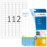 Herma 4334 Etiketten Premium A4 25,4X16,9 Mm Weiß Papier Matt 2800 St.