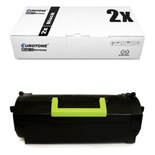 2x Tóner para Lexmark MX 710 711 810 811 812 y DE DFE DXME DXPE DPE Negro