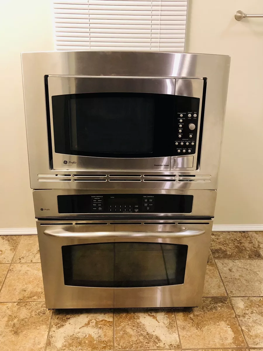 Ge Profile Stainless Electric Convection Oven Microwave Combo 326b1230p001