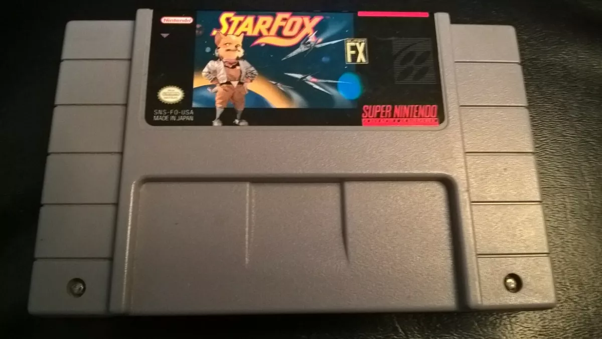 Star Fox - SNES Super Nintendo Game Starfox - Tested Working & AUTHENTIC