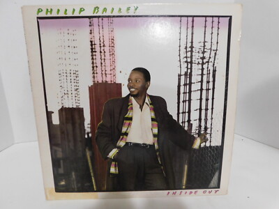  Philip Bailey    Inside Out 12''LP 1986 Funk Soul C40209 Columbia Lyric Sleeve