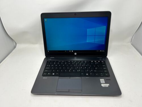 HP ZBook 14" i7-4600u 2.1GHz 8GB 500GB Webcam Win 10 1080p AMD Gaming Laptop - Picture 1 of 7