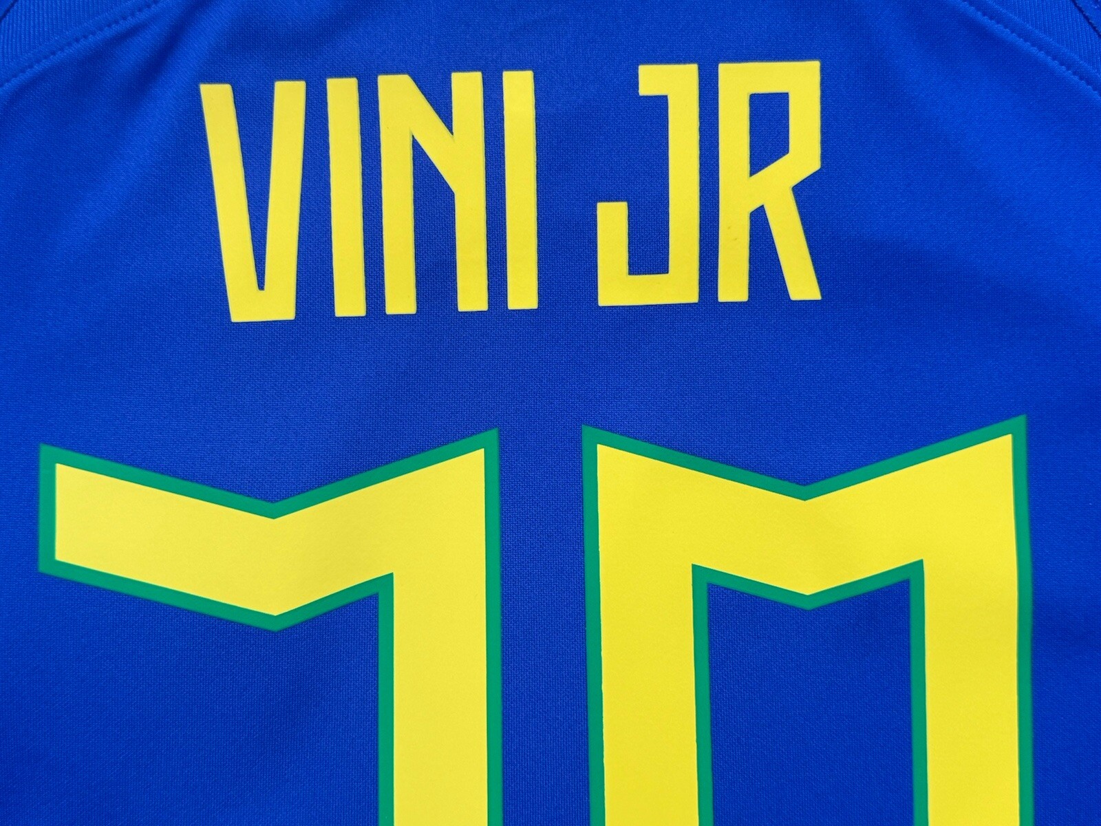 Nike Brazil Vinicius Jr. Away Jersey 22/23 w/ World Cup 2022