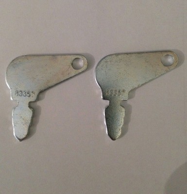 2 x 83353 forklift key For Snoopy Old Case Alis Chalmers Caterpillar ...