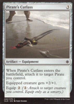 PIRATE'S CUTLASS 242/279 IXALAN MTG MAGIC NM