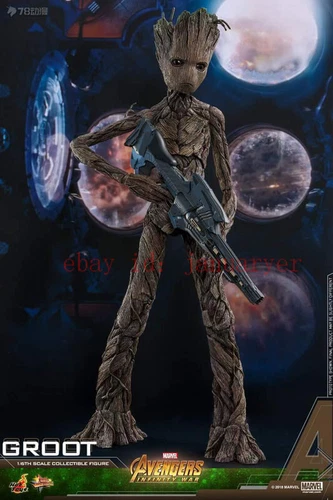 Figura de acción Perfect Hot Toys 1/6 Mms475 Avengers Groot juguete nuevo