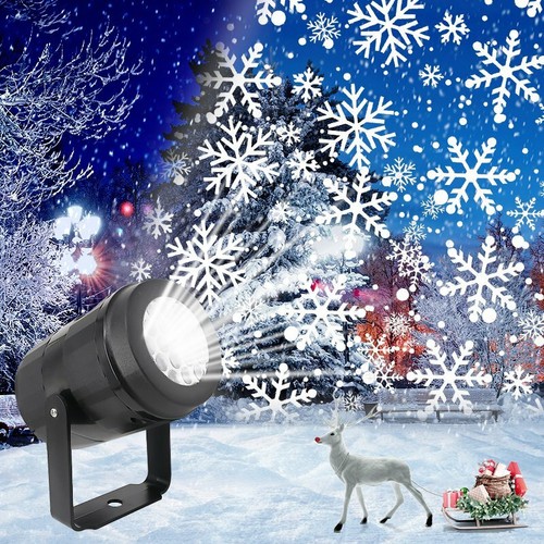Snow Falling LED Light Projector Xmas 