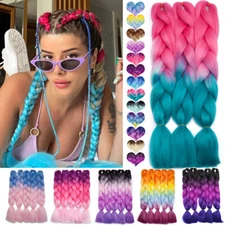 24'' Synthetic Natural Jumbo Braids African Box Twist Braiding Hair Extension