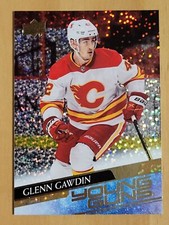 Glenn Gawdin 2020-21 Upper Deck Young Guns YG Speckled Rainbow RC Rookie #726 SP