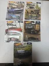 2023 HotWheels Fast And Furious 5 Car Set