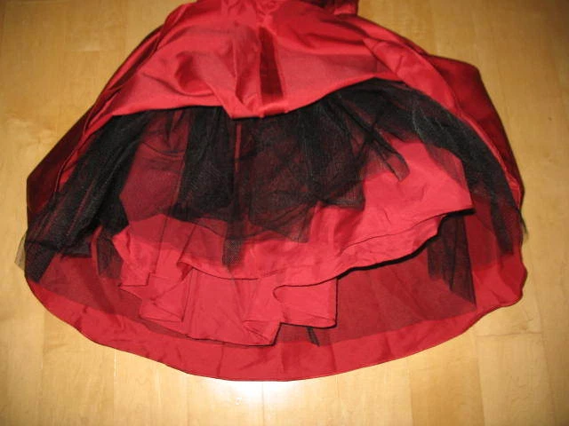 David's Bridal Red Party/Holiday Dress - Size 4 - VGUC - Image 4 of 4