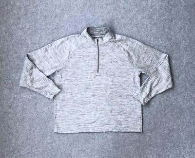 GREG NORMAN Herren Vintage Sweatshirt Langarm Gr. M Pullover Logo A9908 Grau