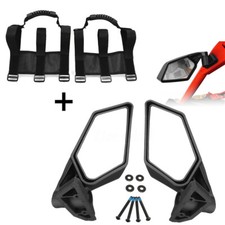 Httmt- New Racing Side Mirrors Grab Handle Compatible With Can-am Maverick X3 