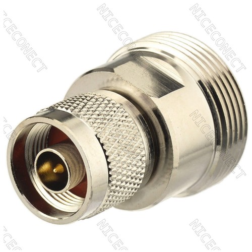 Duyeuau RF-Koaxialadapter L29 7/16 DIN-Stecker Auf N-Buchse – 50 Ohm, PTFE, Kupferbeschichtet – Zuverlässige Verbindung