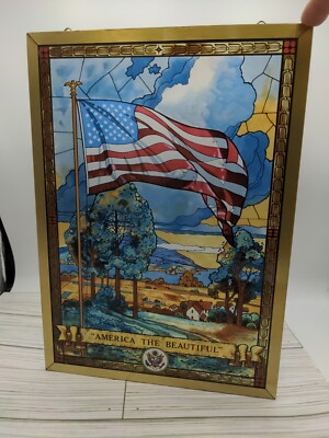 Jack Woodson America The Beautiful Glass Master Made In USA 13 L x