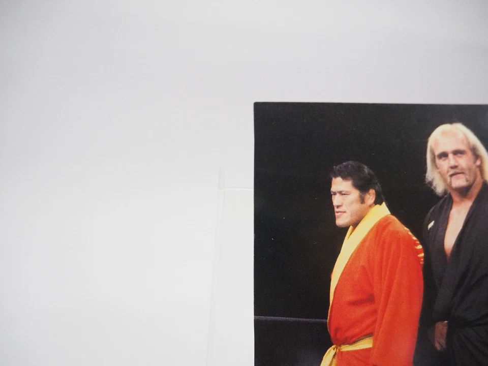 Álbum de lucha libre Hulk Hogan 1982 revista postales raras Antonio Inoki de Japón Foto 3 de 4