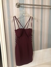 jodi kristopher Wine color junior dress size 3