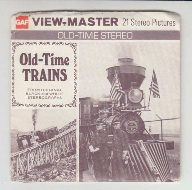 Old-Time Trains - View Master Scheiben (englisch)