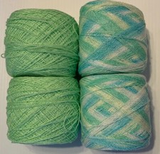 Yarn Crystal Lace .Colors 859/310. Acr/Rayon. 900 yards per ball. 1 lot of 4