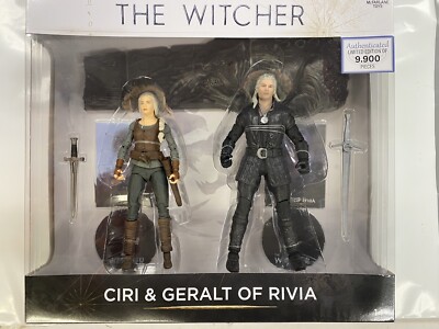 McFarlane Toys Netflix S3 The Witcher Ciri & Geralt of Rivia 2-Pack 7'' Figures