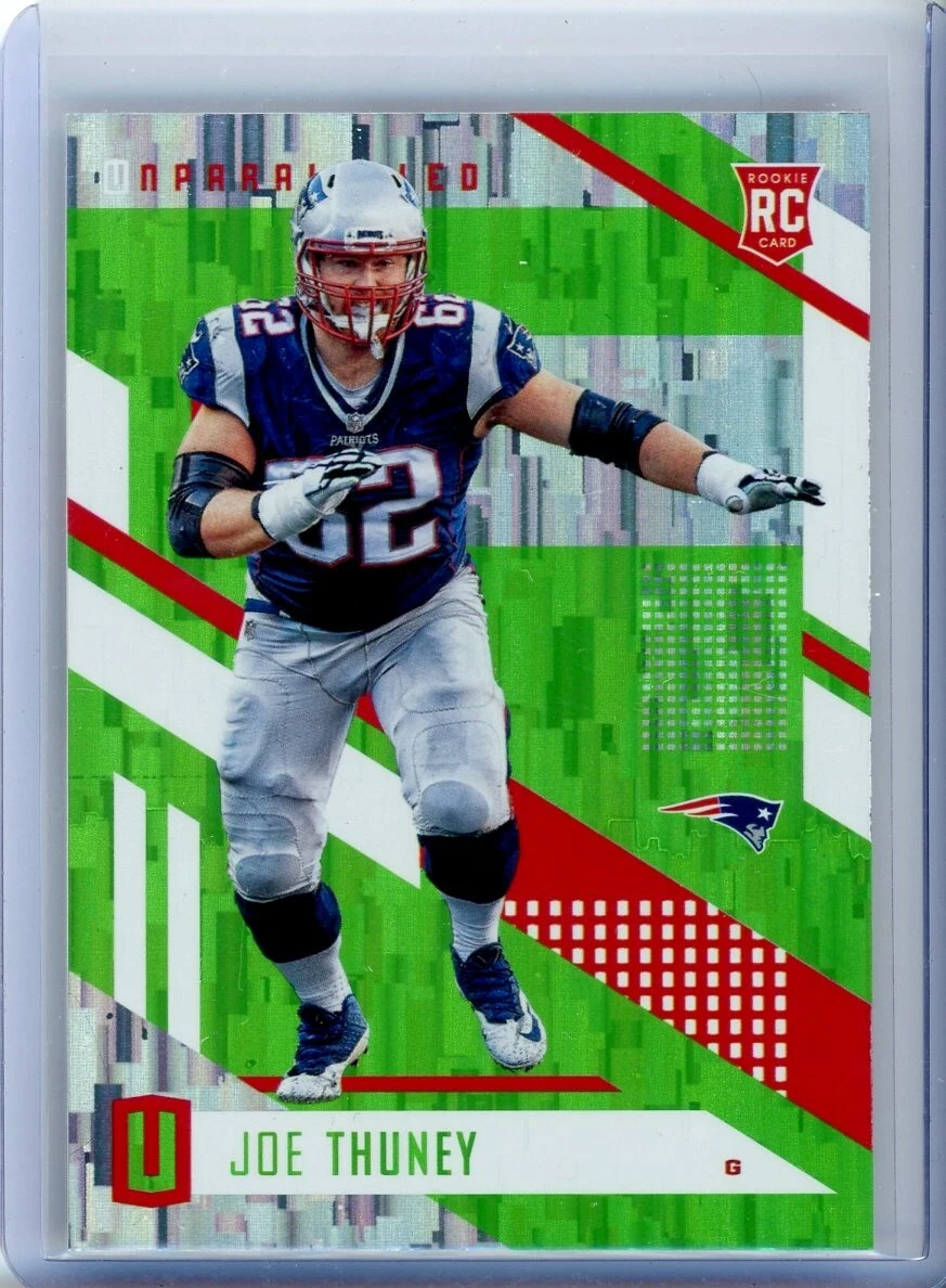 2017 Unparalleled Joe Thuney Rookie Windchimes Patriots Chiefs Bears