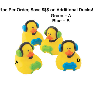 Gamer Gaming Rubber Duckies Ducks -  Choose - Jeep Ducking - US Shipper
