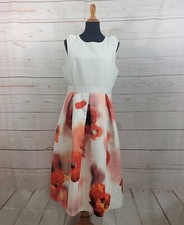 Ted Baker Micla Playful Poppy Bow Skirt A-Line Dress Size 5 NWT