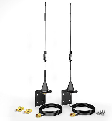 2pcs 4G LTE Antenna SMA TS9 Outdoor 7dBi Waterproof Antenna for