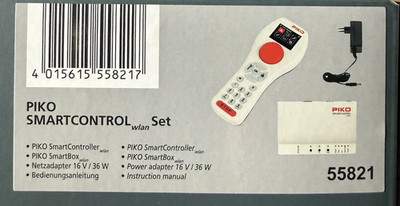 PIKO SmartControl WLAN Set 55821 Digital-Controller DCC Farbdisplay 16V 36W
