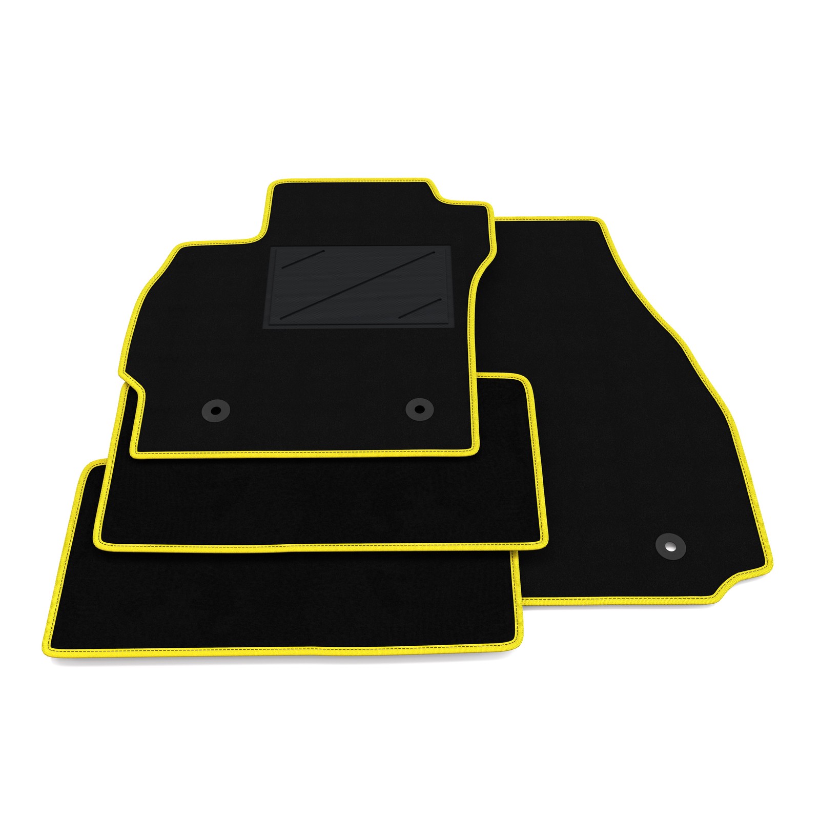 Tapis de sol Mazda 5 pour modèle 5 places de 2010 à 2015 en moquette noire