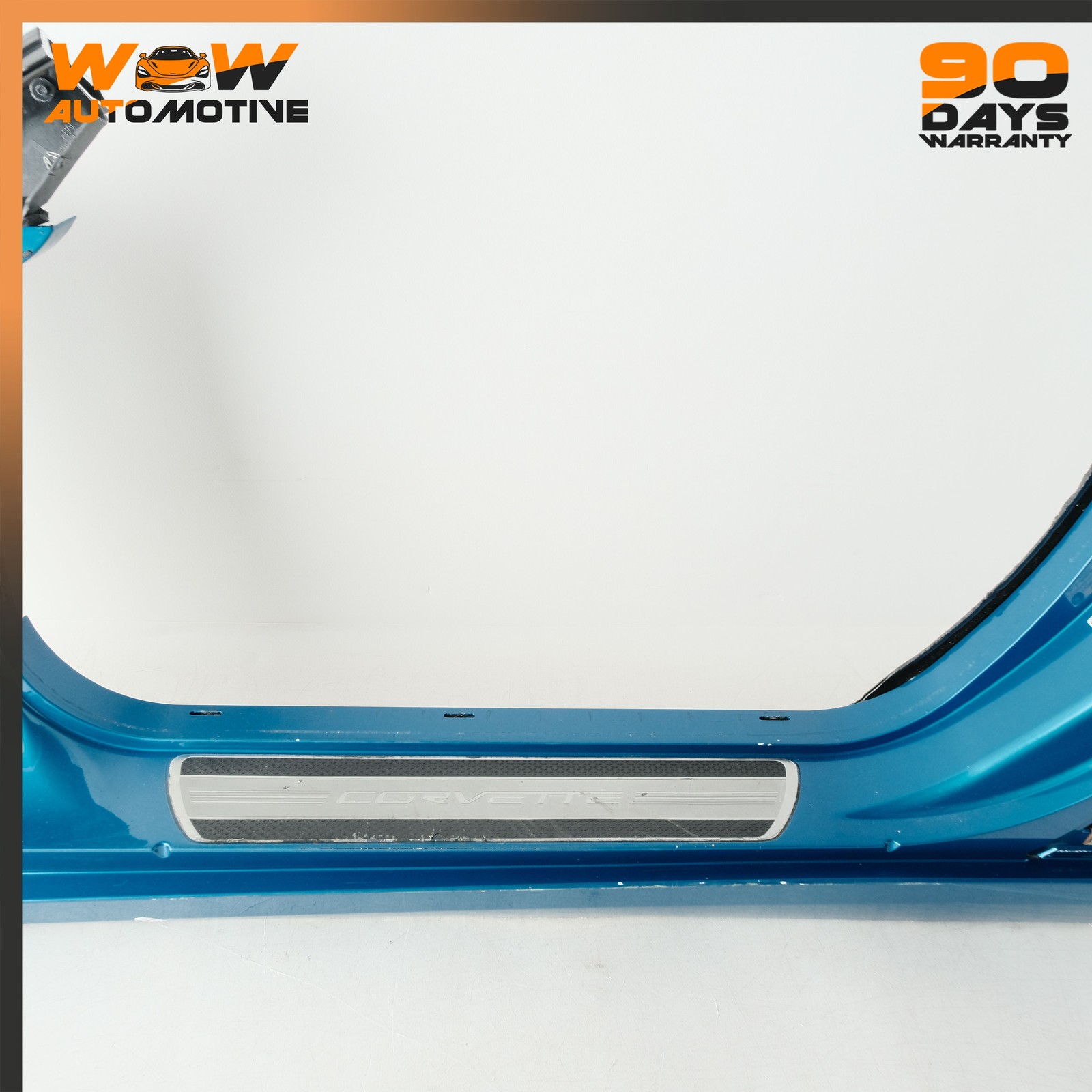 05-13 CHEVROLET CORVETTE C6 LEFT ROCKER APERTURE PANEL SKIRT DOOR BODY BLUE OEM