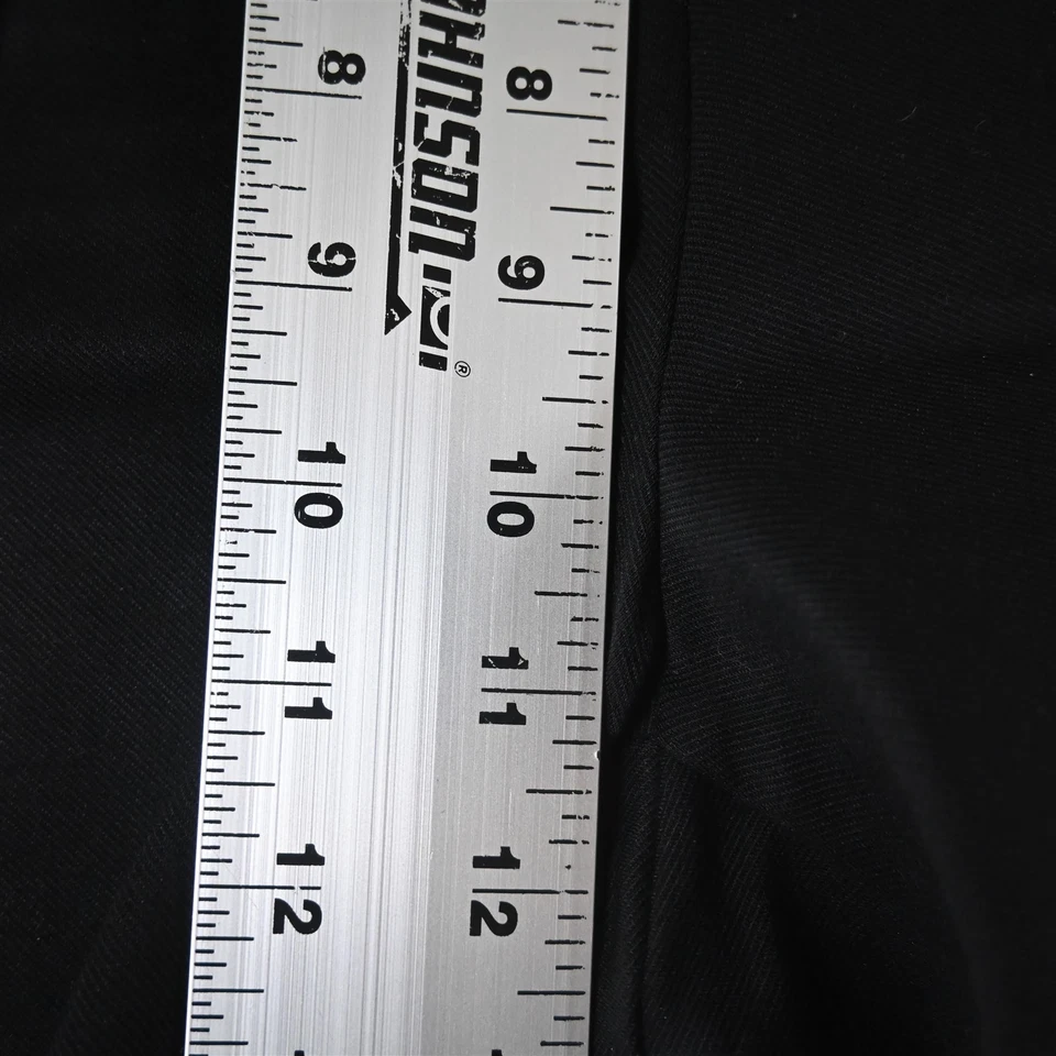 Ann Taylor Medium Petite Black Ponte Side Zip Wide Leg Drss Womens Pants - Image 3 of 4