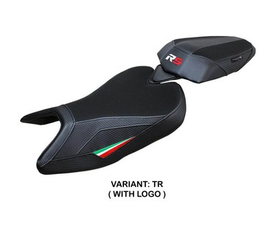 Sattelbezug Sitzbezug Bezz 3Farb TR + logo Tpz komp APRILIA RS 457 2023 2026