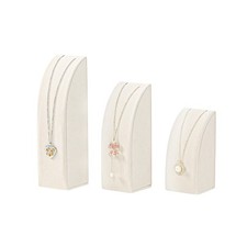 3Pcs/Set Velvet Necklace Holder Stand, Necklace Jewelry Display Organizer For...