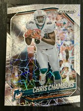 2025 Panini Prizm Chris Chambers Lazer Prizm #107 Miami Dolphins
