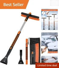 All-in-One 36-Inch Snow Brush & Ice Scraper for Trucks and SUVs - Scratch-Free!