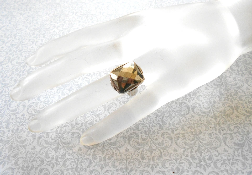 Anel Silpada Amarillo prata esterlina pirita R3479 tamanho 8 RE29N - Imagem 4 de 4