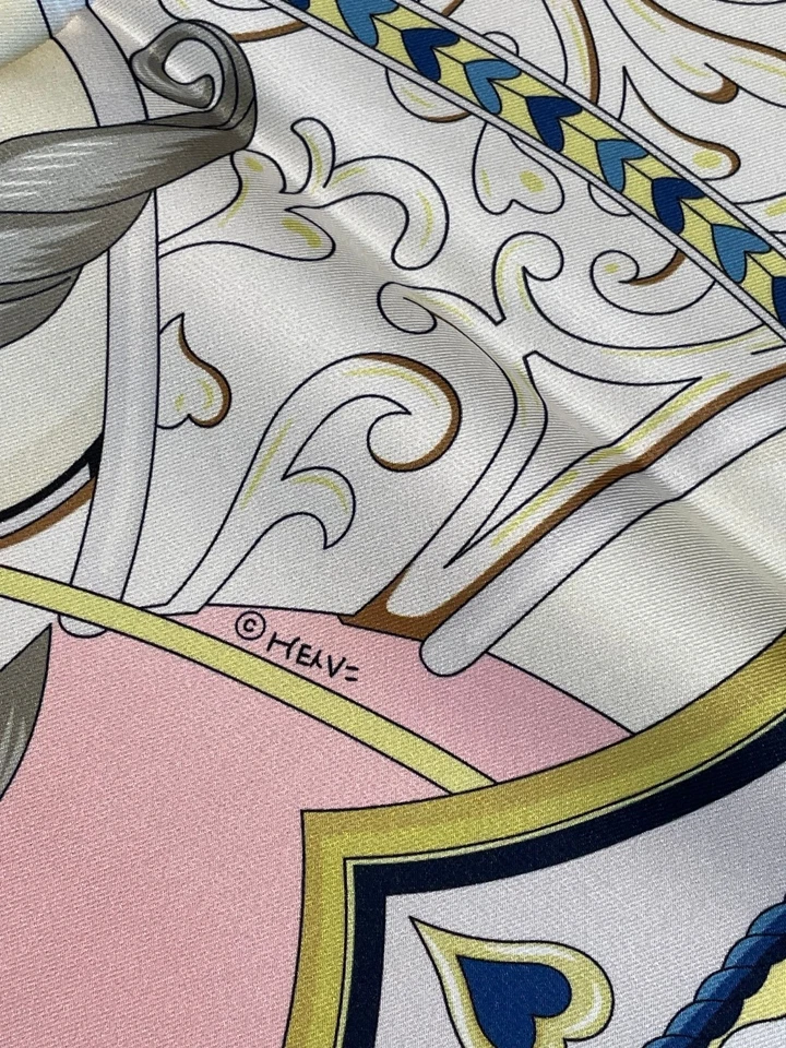 Mocador Hermes Blanco - Imagen 4 de 4